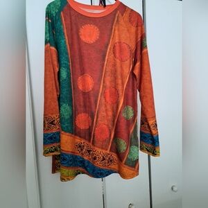 Colorful Bohemian top